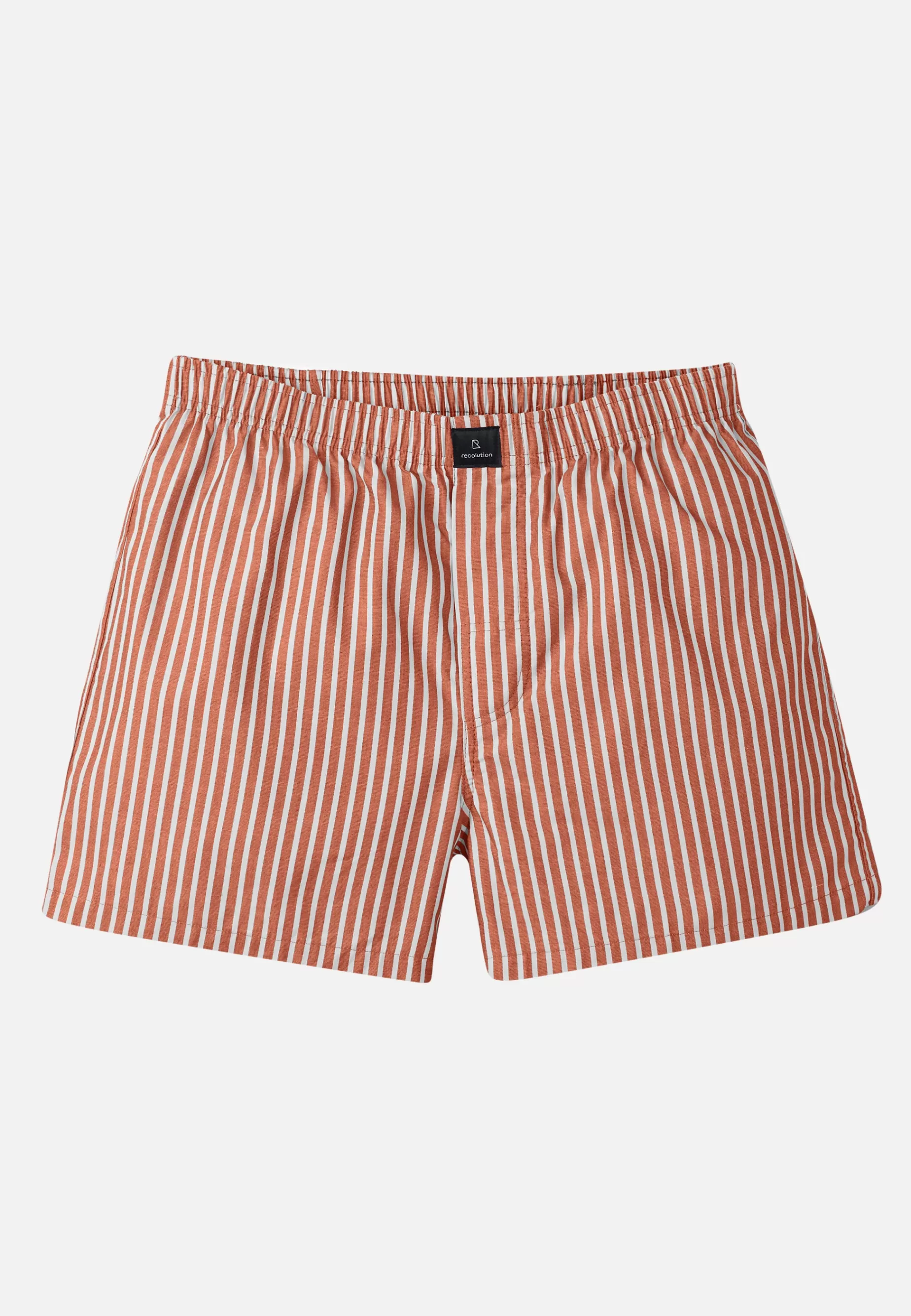 Boxer-Shorts<recolution Amargo-Streifen Dunkles Sommerorange