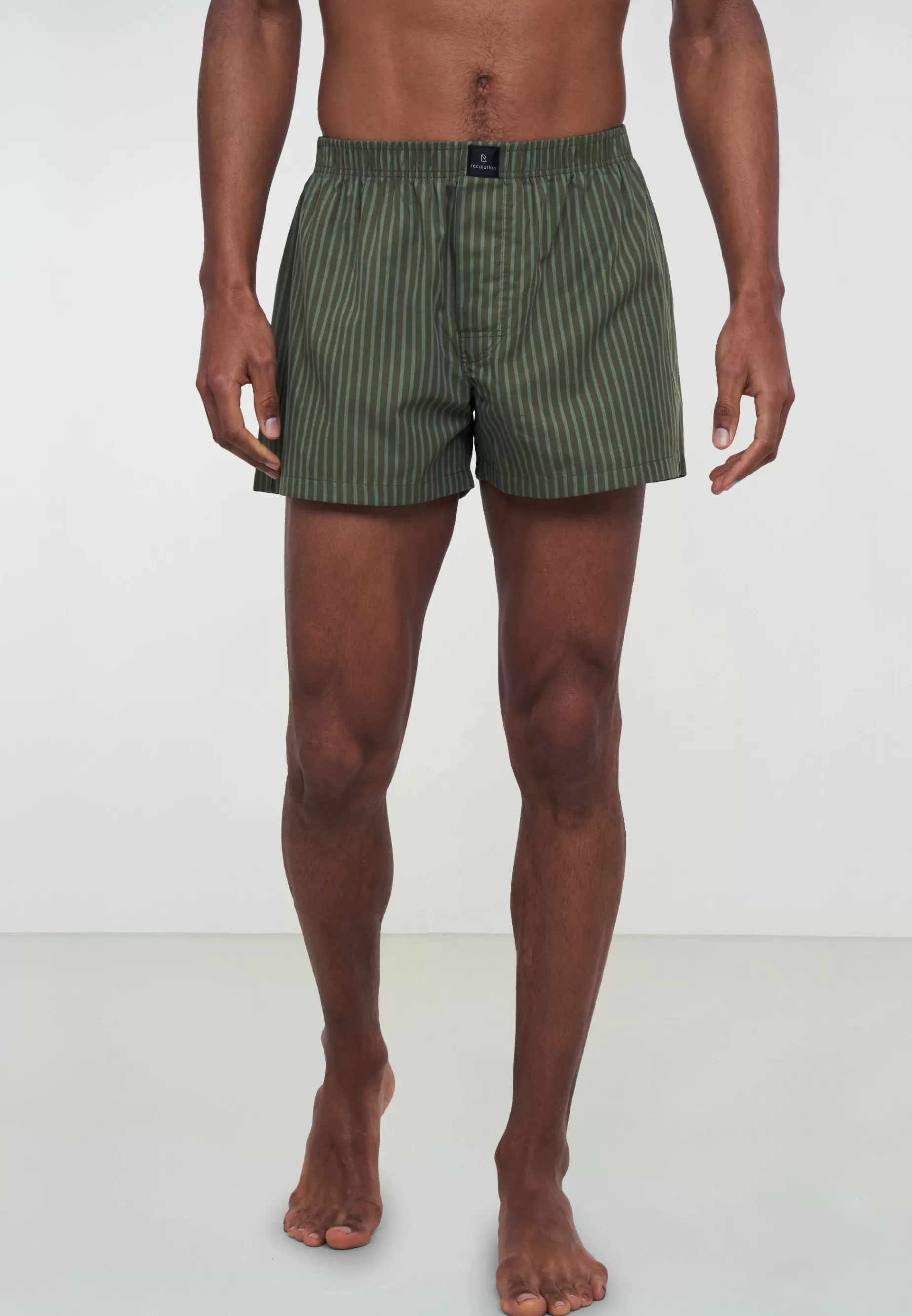 Boxer-Shorts<recolution Amargo-Streifen Dunkles Oliv