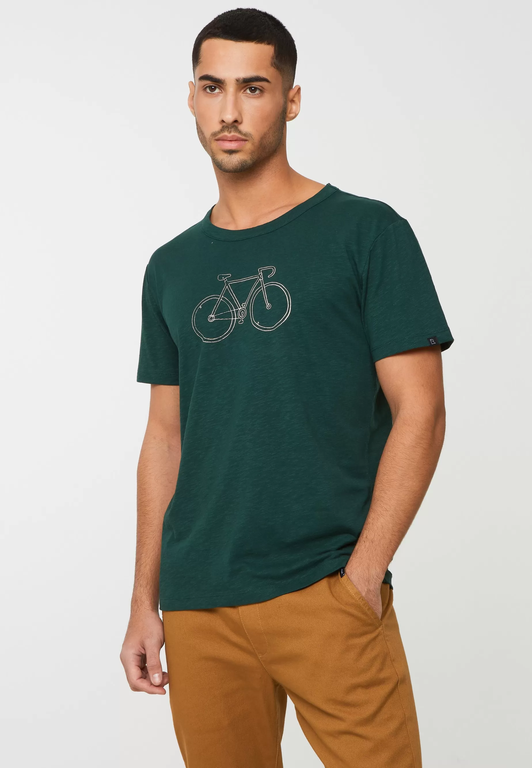 T-Shirts Und Langarmshirts<recolution Bay Einfaches Fahrrad Dunkelgrun