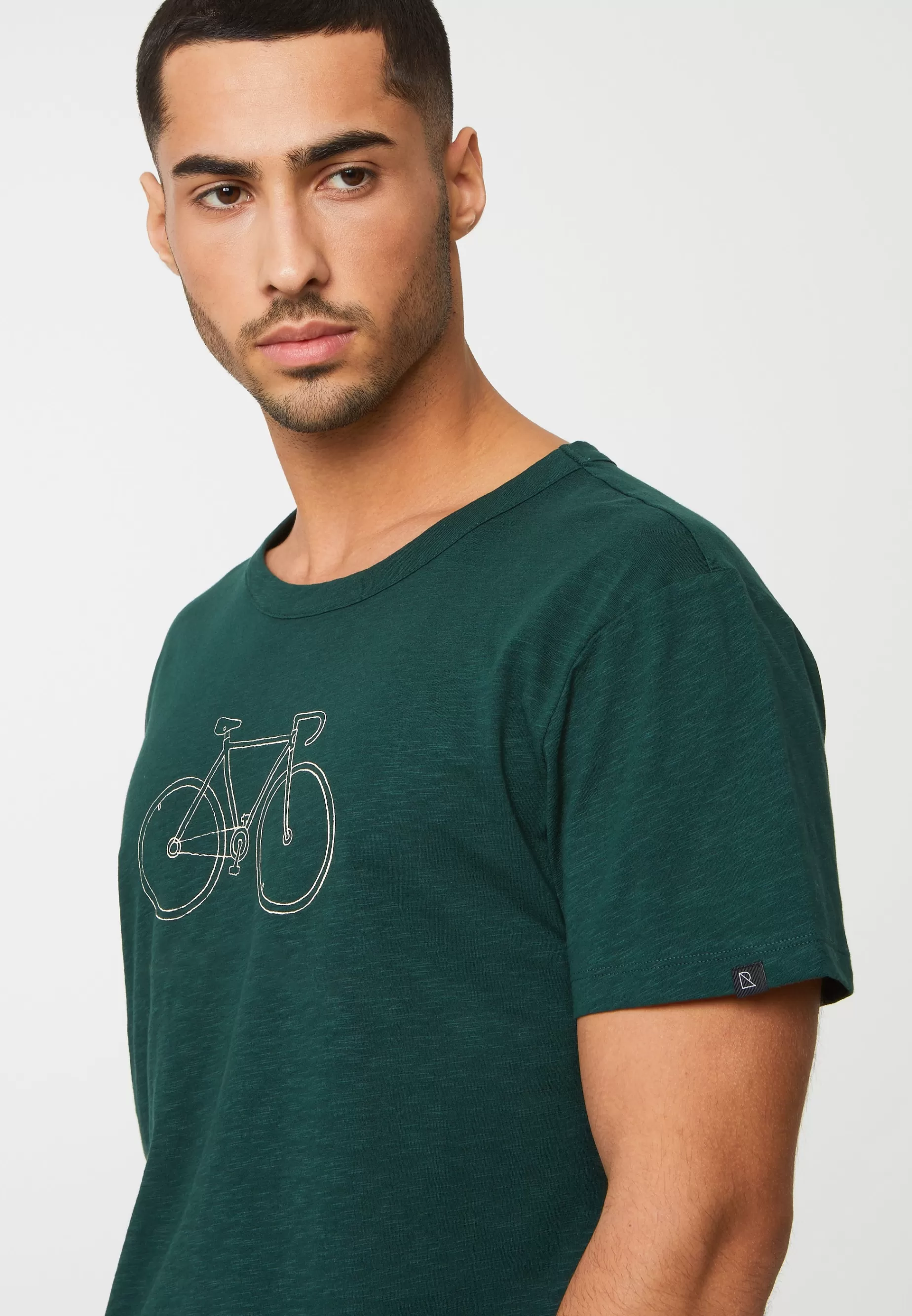 T-Shirts Und Langarmshirts<recolution Bay Einfaches Fahrrad Dunkelgrun