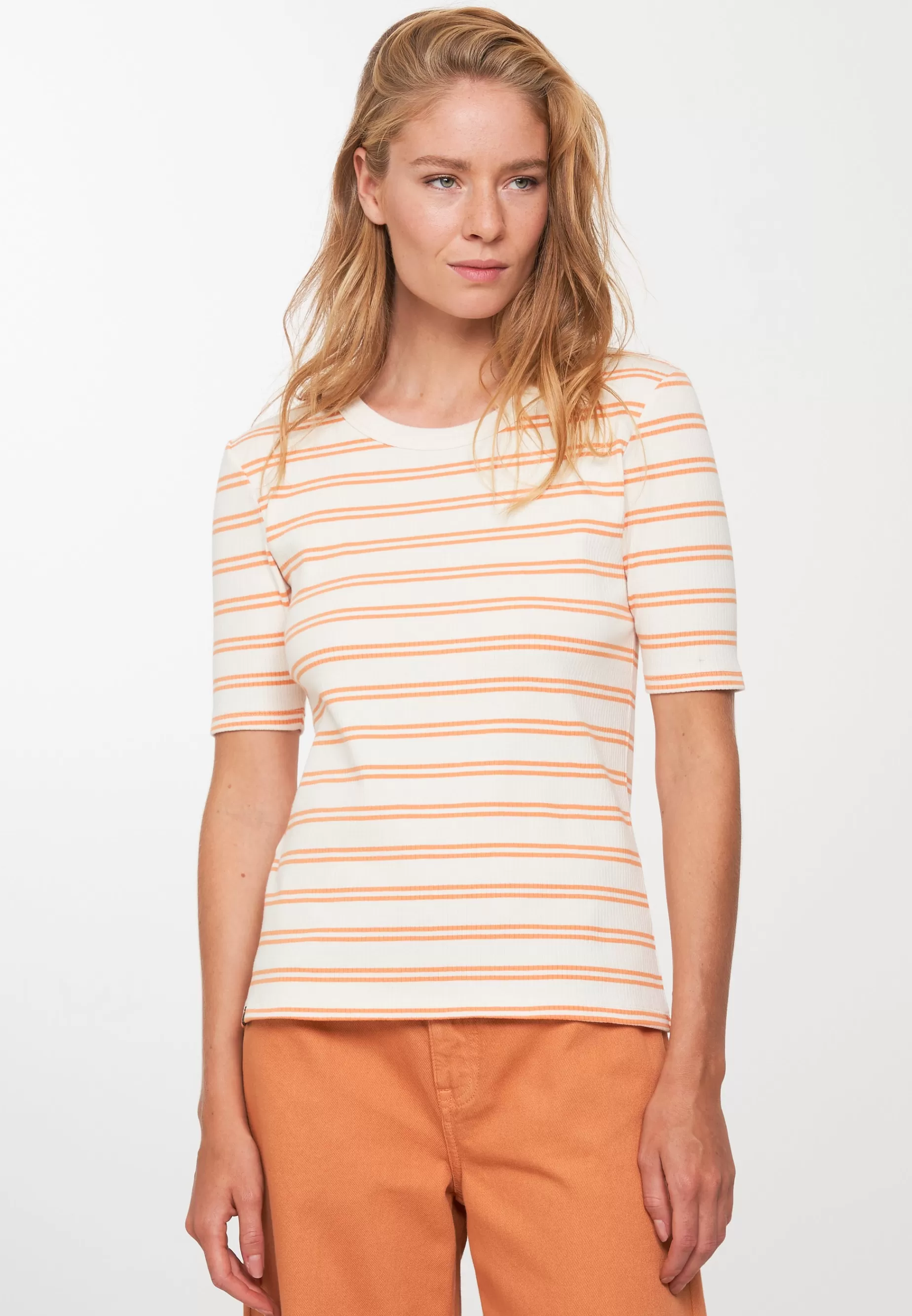 Tops, T-Shirts Und Langarmshirts<recolution Daphne-Streifen Capri-Orange