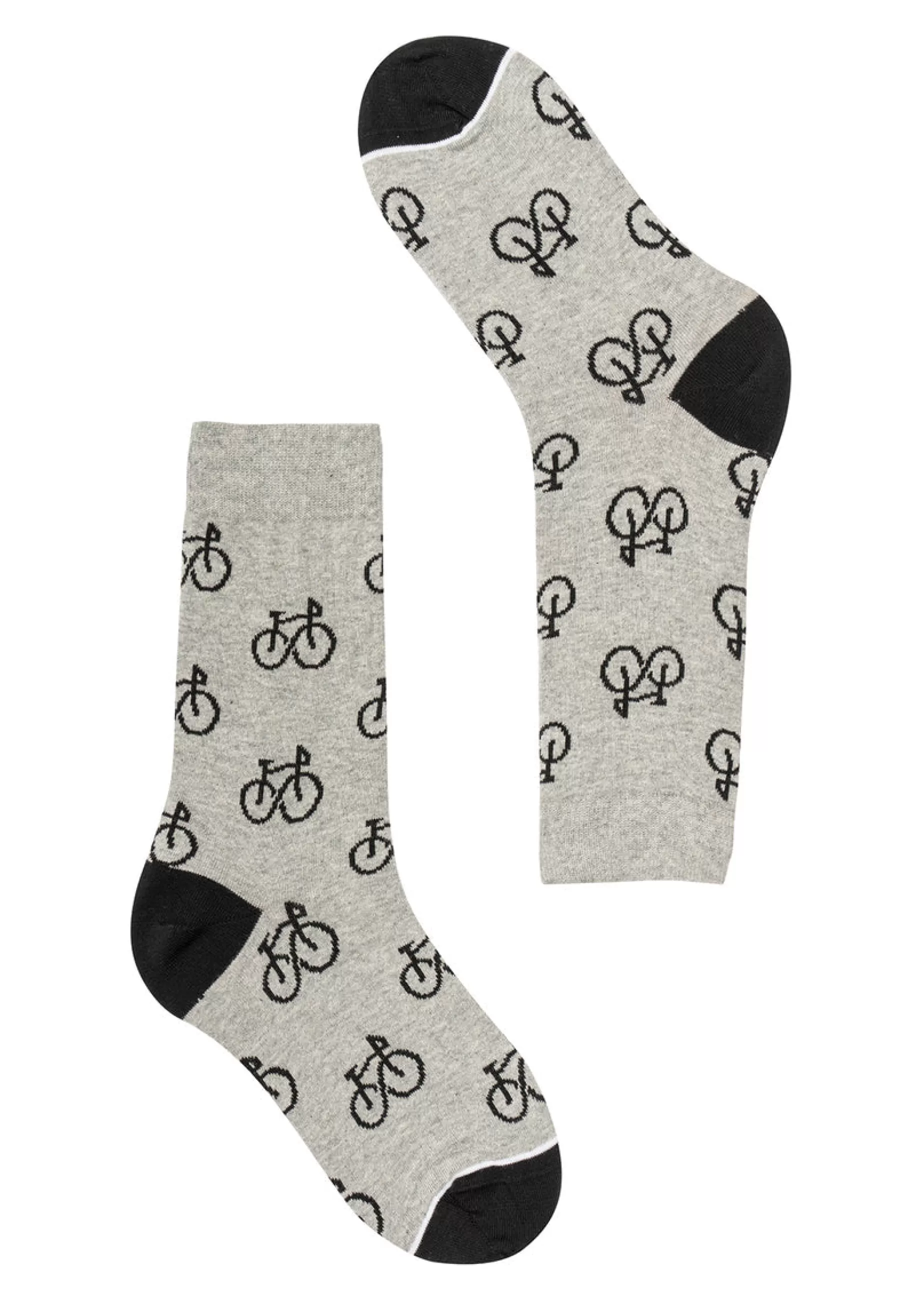 Socken<recolution Socken Cholla #Bike Grau Schwarz